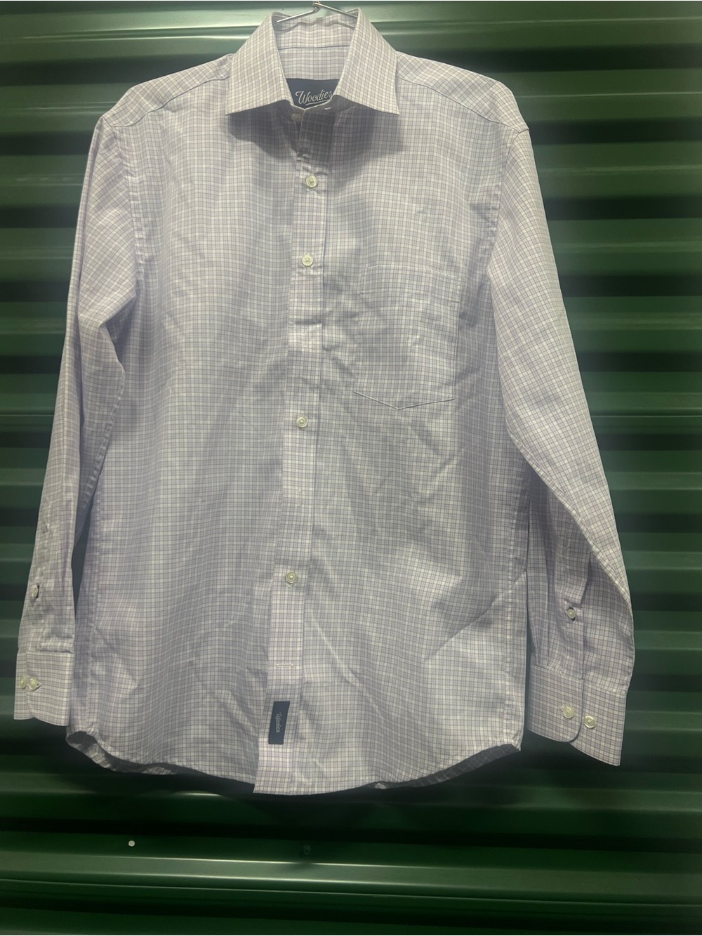 Woodies  Men's Lavender  Dress Shirt Size Large